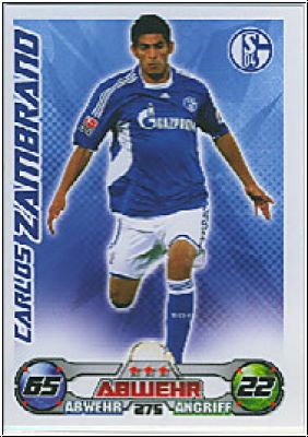 Fussball 2009 / 10 Topps Match Attax - No 275 - C. Zambrano