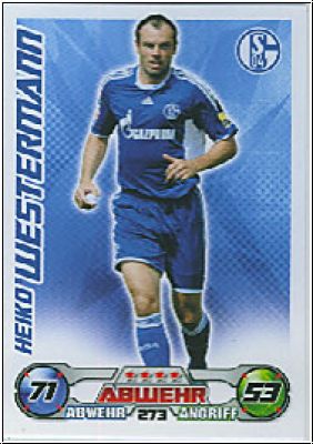 Fussball 2009 / 10 Topps Match Attax - No 273 - H. Westermann