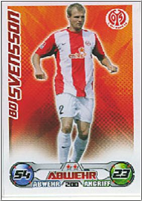 Fussball 2009 / 10 Topps Match Attax - No 200 - Bo Svensson