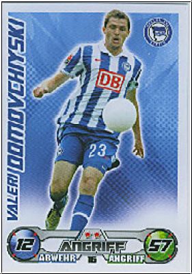 Soccer 2009/10 Topps Match Attax - No 16 - V. Domovchiyski