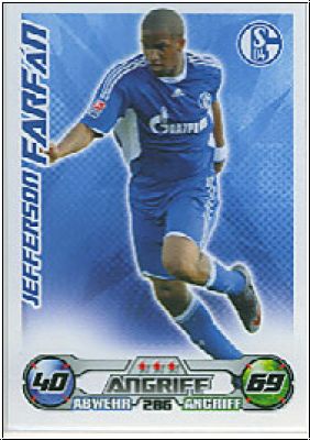 Fussball 2009 / 10 Topps Match Attax - No 286 - Jefferson Farfan