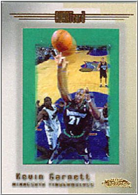 NBA 2001-02 Fleer Showcase - No 90 - Kevin Garnett