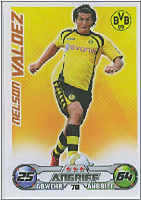 Fussball 2009 / 10 Topps Match Attax - No 70 - Nelson Valdez