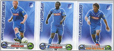 Fussball 2009-10 Topps Match Attax - TSG Hoffenheim komplettes Set