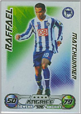 Fussball 2009 / 10 Topps Match Attax - No 326 - Raffael