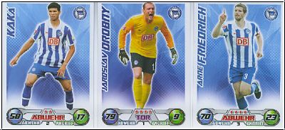 Soccer 2009-10 Topps Match Attax - Hertha BSC Berlin complete set with special cards