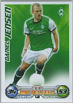 Fussball 2009 / 10 Topps Match Attax - No 48 - Daniel Jensen