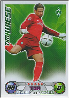 Fussball 2009 / 10 Topps Match Attax - No 37 - Tim Wiese