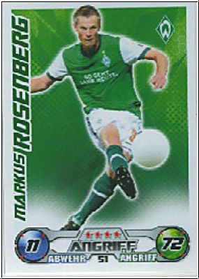 Soccer 2009/10 Topps Match Attax - No 51 - M. Rosenberg