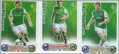 Soccer 2009-10 Topps Match Attax - SV Werder Bremen complete set