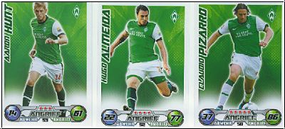 Soccer 2009-10 Topps Match Attax - SV Werder Bremen complete set