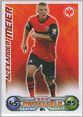 Fussball 2009 / 10 Topps Match Attax - No 84 - Alexander Meier