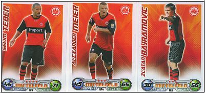 Fussball 2009-10 Topps Match Attax - Eintracht Frankfurt komplettes Set