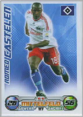 Fussball 2009 / 10 Topps Match Attax - No 117 - Romeo Castelen