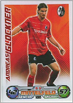 Soccer 2009/10 Topps Match Attax - No 100 - Andreas Glockner