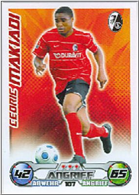 Fussball 2009 / 10 Topps Match Attax - No 107 - Cedric Makiadi