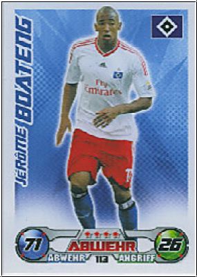 Fussball 2009 / 10 Topps Match Attax - No 113 - Jérome Boateng