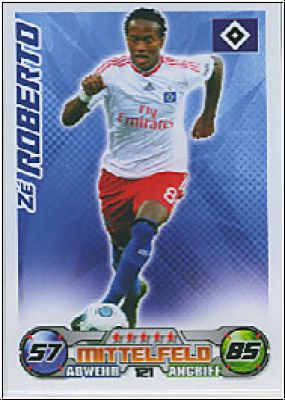 Soccer 2009/10 Topps Match Attax - No 121 - Zé Roberto