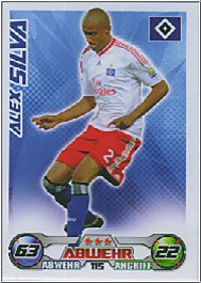 Soccer 2009/10 Topps Match Attax - No 115 - Alex Silva