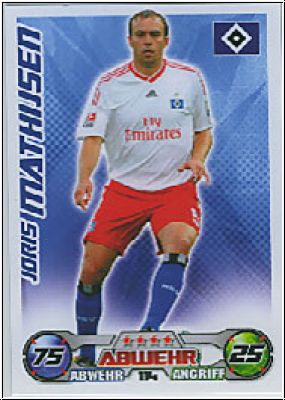 Soccer 2009/10 Topps Match Attax - No 114 - Joris Mathijsen