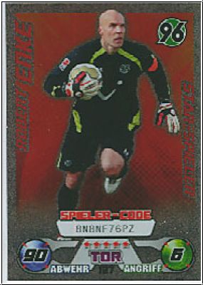 Soccer 2009/10 Topps Match Attax - No 127 - Robert Enke