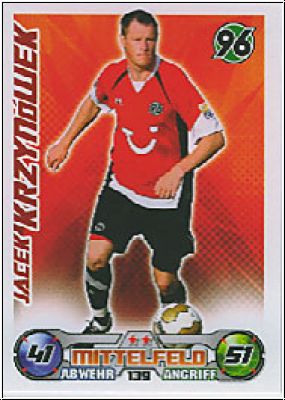 Fussball 2009 / 10 Topps Match Attax - No 139 - Jacek Krzynowek