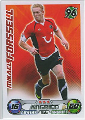 Fussball 2009 / 10 Topps Match Attax - No 144 - Mikael Forssell