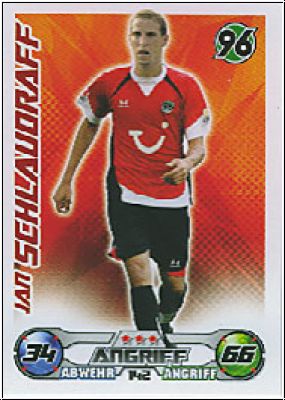 Soccer 2009/10 Topps Match Attax - No 142 - Jan Schlaudraff