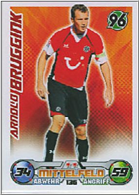 Soccer 2009/10 Topps Match Attax - No 136 - Arnold Bruggink