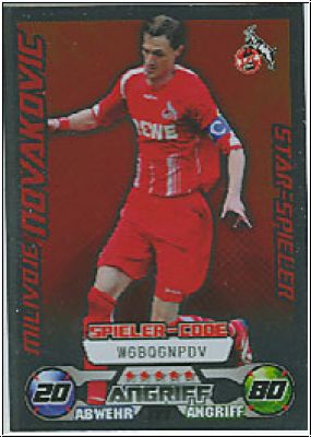 Fussball 2009 / 10 Topps Match Attax - No 177 - M. Novakovic