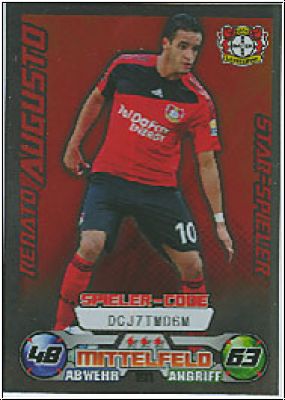 Soccer 2009/10 Topps Match Attax - No 191 - Renato Augusto