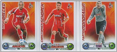 Soccer 2009-10 Topps Match Attax - 1.FC Cologne complete set