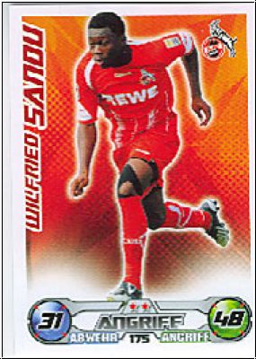 Fussball 2009 / 10 Topps Match Attax - No 175 - Wilfried Sanou