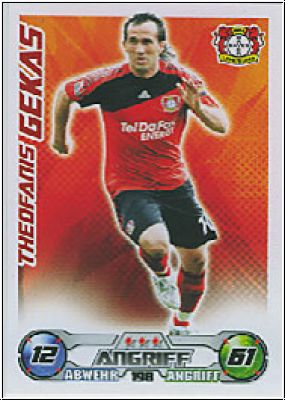 Soccer 2009/10 Topps Match Attax - No 198 - Theofanis Gekas