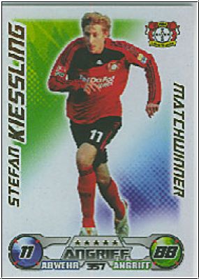 Fussball 2009 / 10 Topps Match Attax - No 357 - Stefan Kiessling