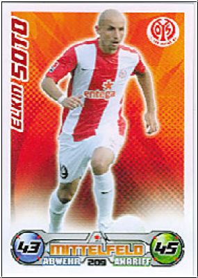 Fussball 2009 / 10 Topps Match Attax - No 209 - Elkin Soto