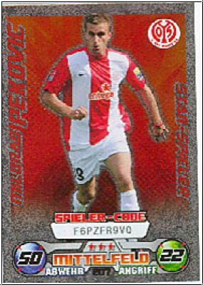 Soccer 2009/10 Topps Match Attax - No 207 - Mildrad Pekovic