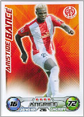 Soccer 2009/10 Topps Match Attax - No 216 - Aristide Bancé