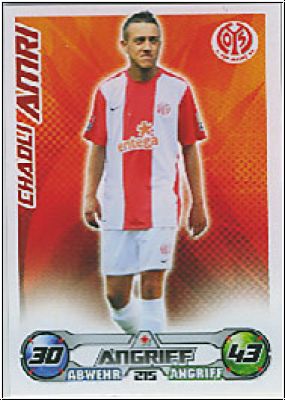 Fussball 2009 / 10 Topps Match Attax - No 215 - Chadli Amri