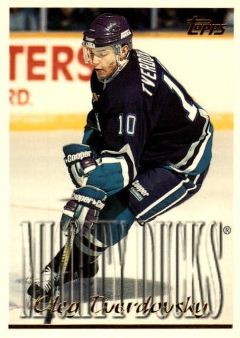 NHL 1995 / 96 Topps - No 365 - Oleg Tverdovsky