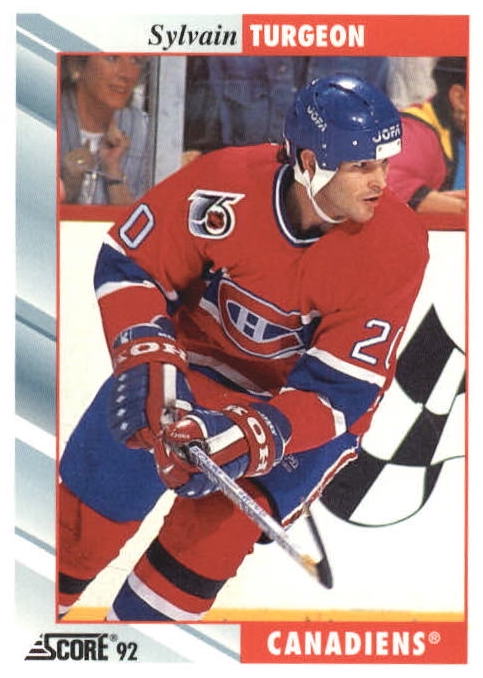 NHL 1992 / 93 Score - No 367 - Sylvain Turgeon