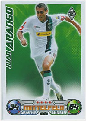 Soccer 2009/10 Topps Match Attax - No 225 - Juan Arango