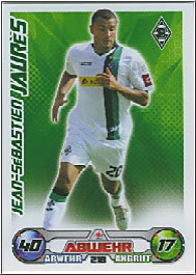 Fussball 2009 / 10 Topps Match Attax - No 218 - Jean-S. Jaurès