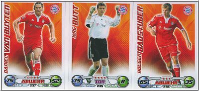 Fussball 2009-10 Topps Match Attax - Bayern München komplettes Set