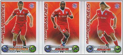 Fussball 2009-10 Topps Match Attax - Bayern München komplettes Set