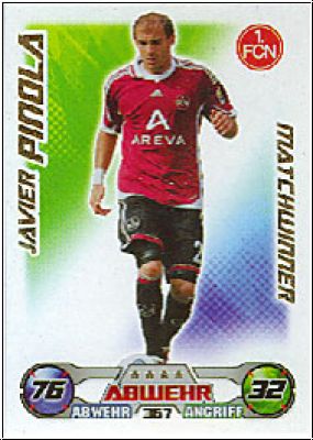 Fussball 2009 / 10 Topps Match Attax - No 367 - Javier Pinola