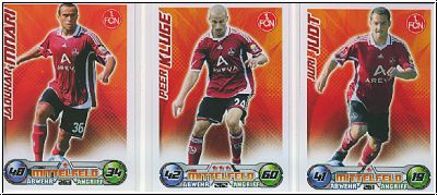 Soccer 2009-10 Topps Match Attax - 1. FC Nürnberg complete set