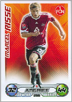 Soccer 2009/10 Topps Match Attax - No 266 - Marcel Risse