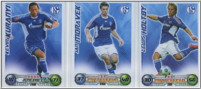 Fussball 2009-10 Topps Match Attax - FC Schalke 04 komplettes Set