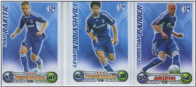 Fussball 2009-10 Topps Match Attax - FC Schalke 04 komplettes Set